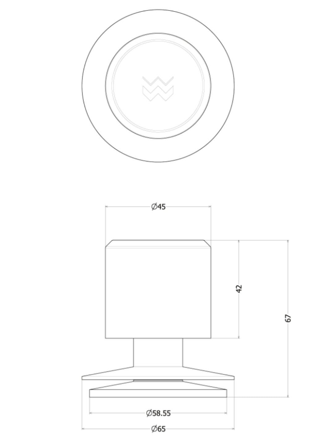 WEBER WORKSHOPS Really Nice Tamper (58.5mm)