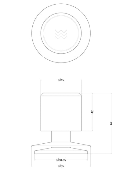 WEBER WORKSHOPS Really Nice Tamper (58.5mm)